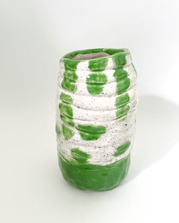 Rankų darbo keramikinė vaza