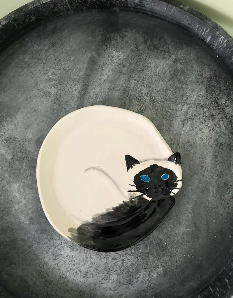 Vasaros teminiai keramikos užsiėmimai vaikams ir paaugliams 3 keraminis-katinas