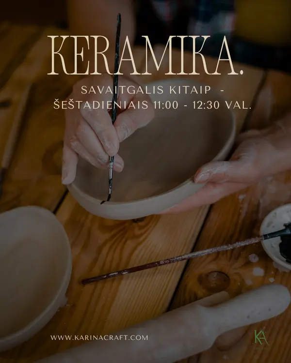 Kūrybinė meditacija rytais: keramika - ramybės ritualas 3 kurybine meditacija